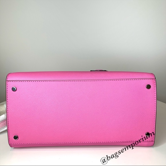 Kate Spade Pink Leather Cameron Satchel Bag - Picture 8 of 13